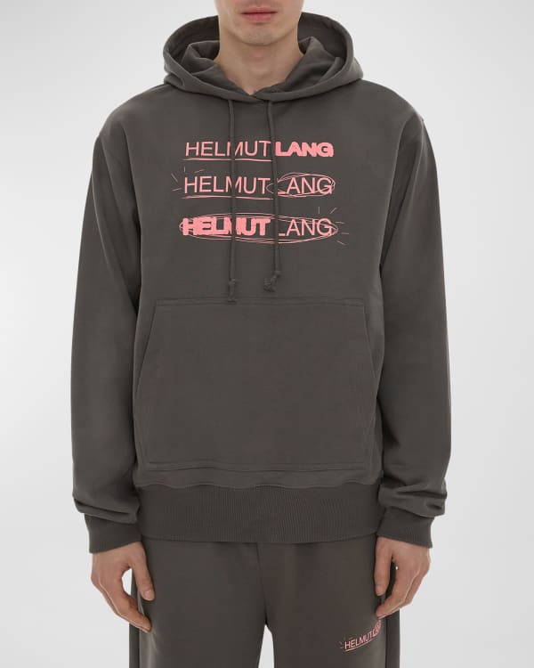 Helmut Lang Men's Core Logo Pullover Hoodie