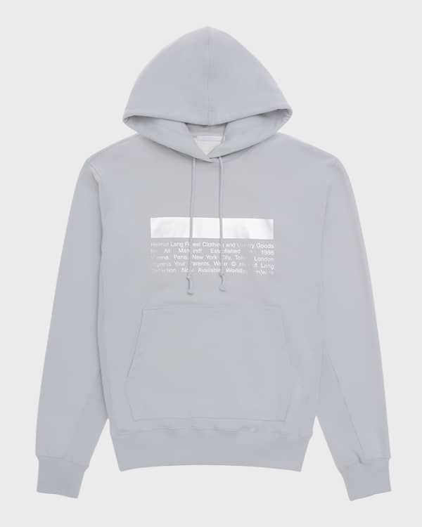 Helmut Lang Men s Puppy Terry Pullover Hoodie Neiman Marcus