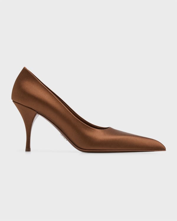 Prada pointy toe pump cipria outlet