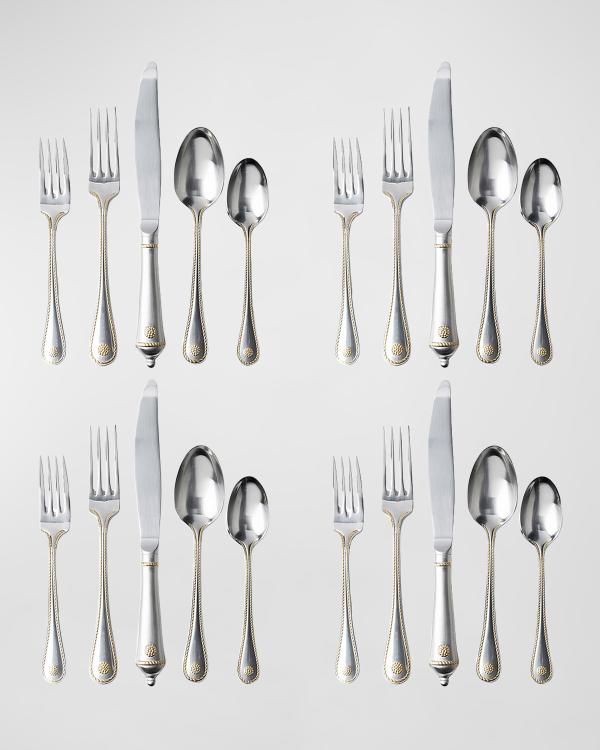 Wallace Silversmiths Venezia 5-Piece Flatware Set | Neiman Marcus