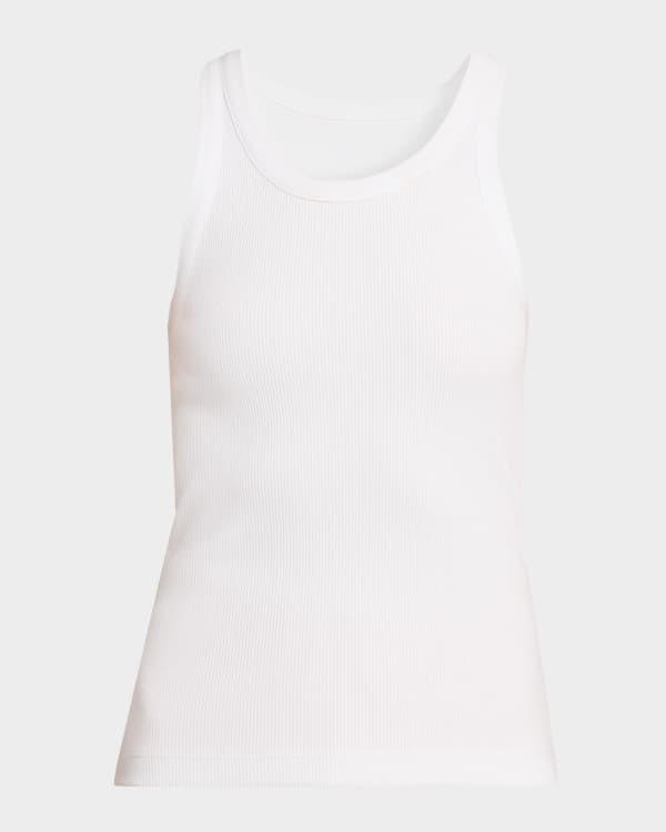 Scoop Neck Striped Tank Top main image 1
