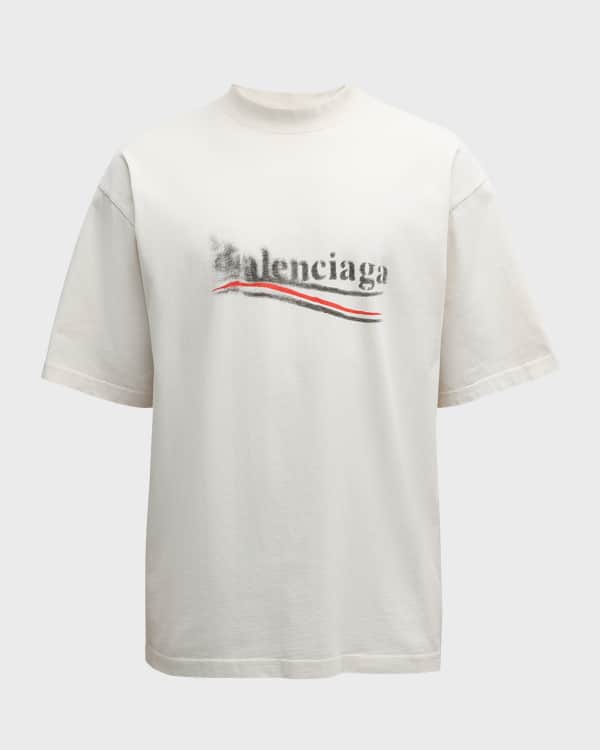 Balenciaga Men's Skater T Shirt Oversized | Neiman Marcus