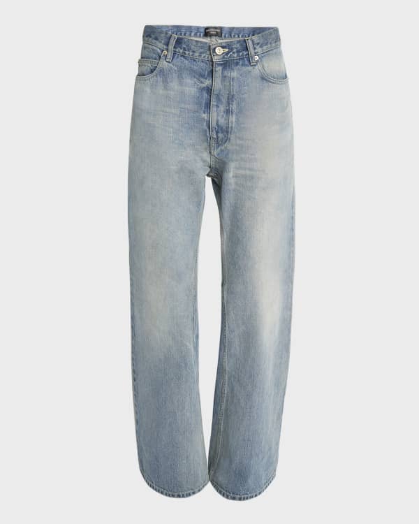 TOM FORD Mid-Rise Comfort Stone Washed Denim Flare Pants