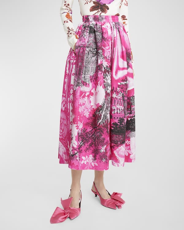 Volume Midi Skirt
