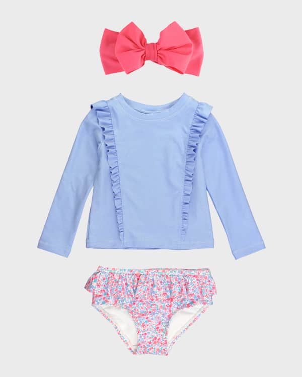 Burberry Girl s Liana Icon Stripe Two Piece Bikini Set Size 3 14