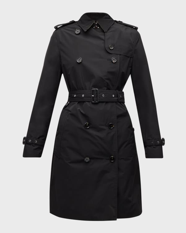 Burberry Kensington Heritage Belted Trench Coat | Neiman Marcus