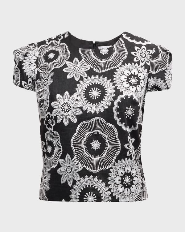 Milly lips print hotsell blouse