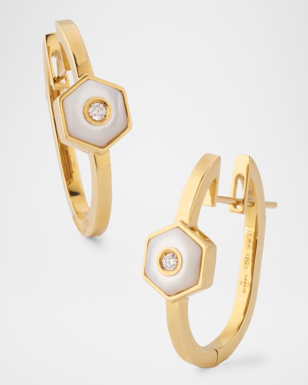 コーデのポイントに♪【JIL SANDER】Anatomic hoop earrings Jil Sander Hoop Earrings | Gold | FARFETCH GE