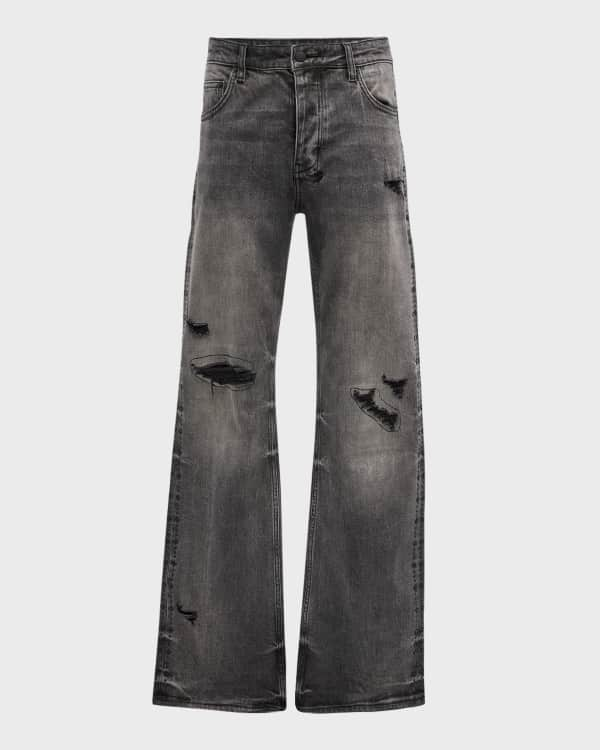 Ksubi Men's Bullet Marbled Relaxed-Fit Jeans | Neiman Marcus