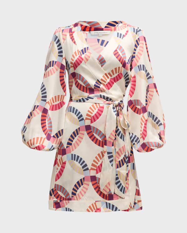 Wayf long sleeve wrap dress hotsell