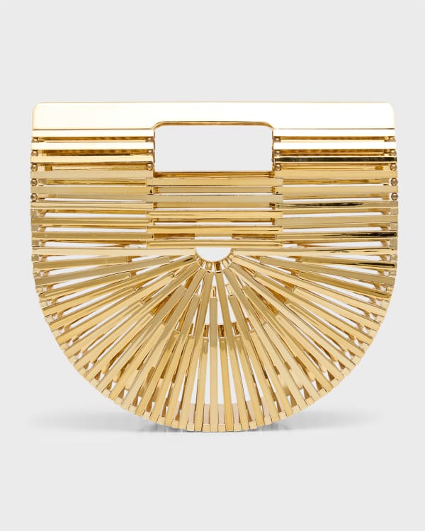 Cult Gaia Evie Bamboo Top-Handle Bag | Neiman Marcus