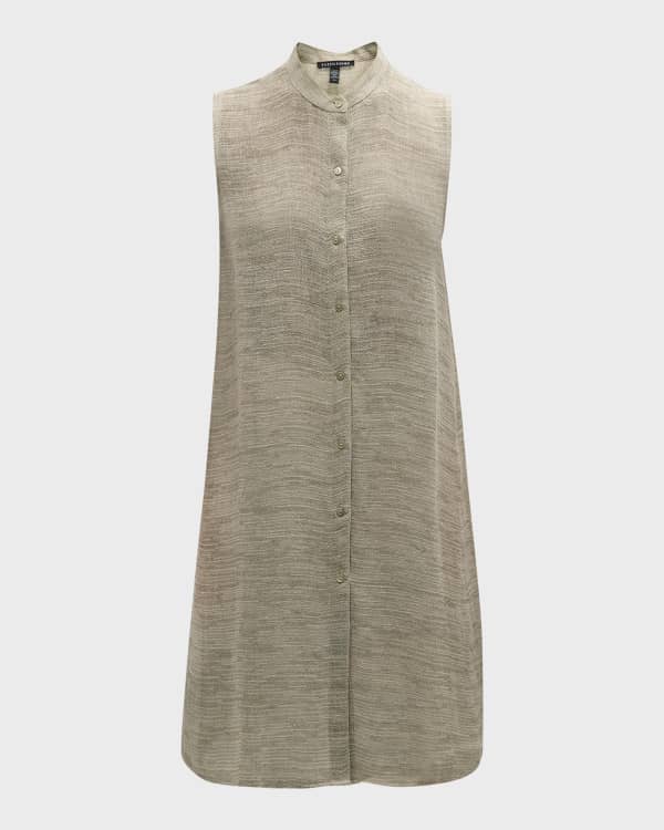 EILEEN FISHER Womens Beige Button Down Jacket main image 1