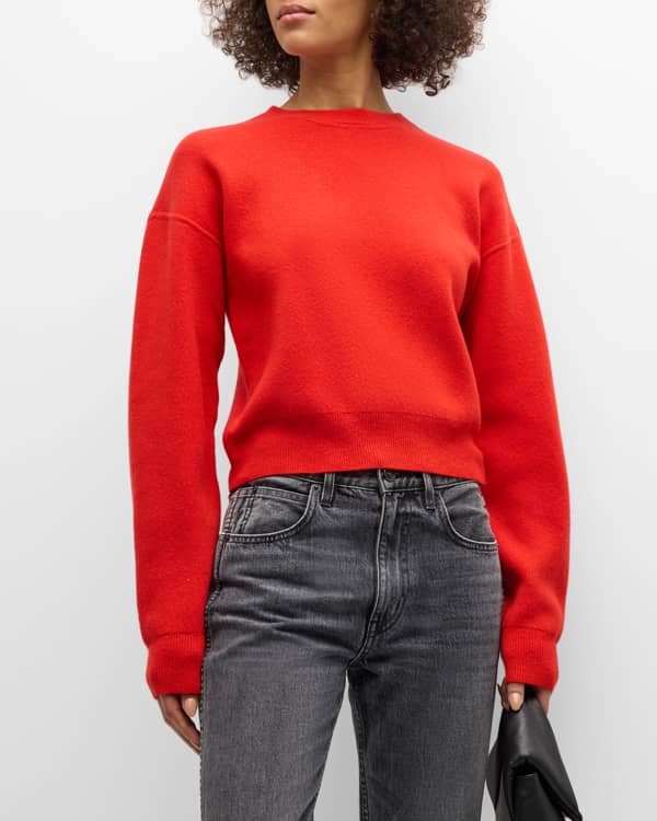 Derek Lam 10 Crosby Rory Mixed Cable Knit Sweater Neiman Marcus