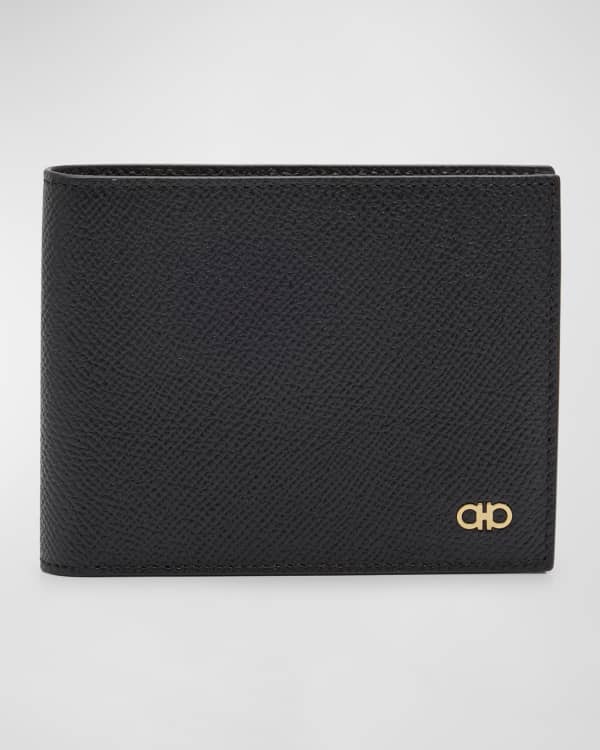 Prada Saffiano Leather Bi Fold Wallet Neiman Marcus