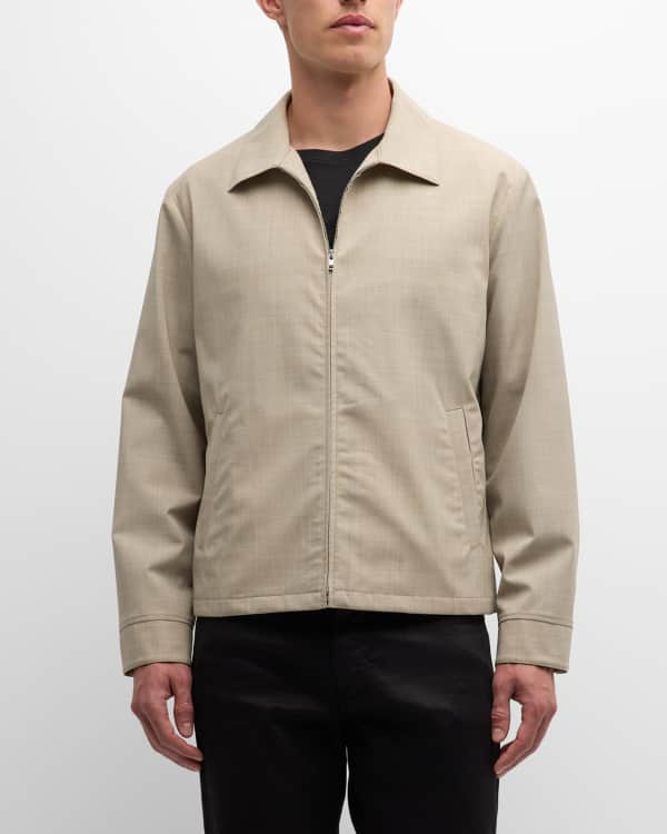 A.P.C. Men's Alex Dyed Corduroy Shirt Jacket | Neiman Marcus