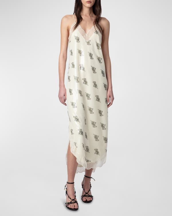 Helmut lang lace slip dress store