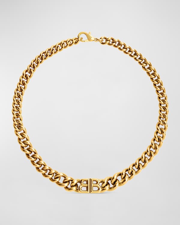 Versace Greca Chain Necklace with Medusa Charm Neiman Marcus