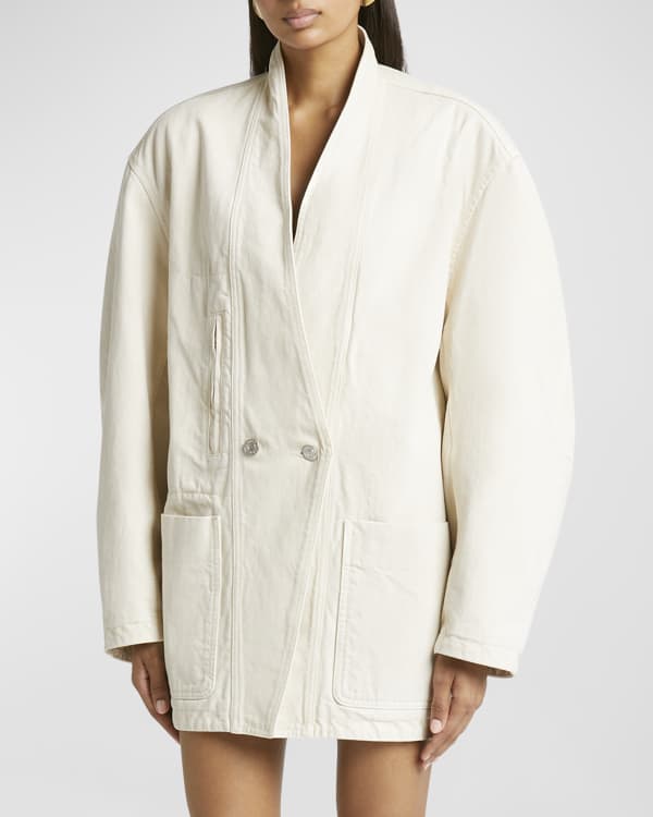 Isabel Marant Rany Oversized Reversible Convertible Jacket with