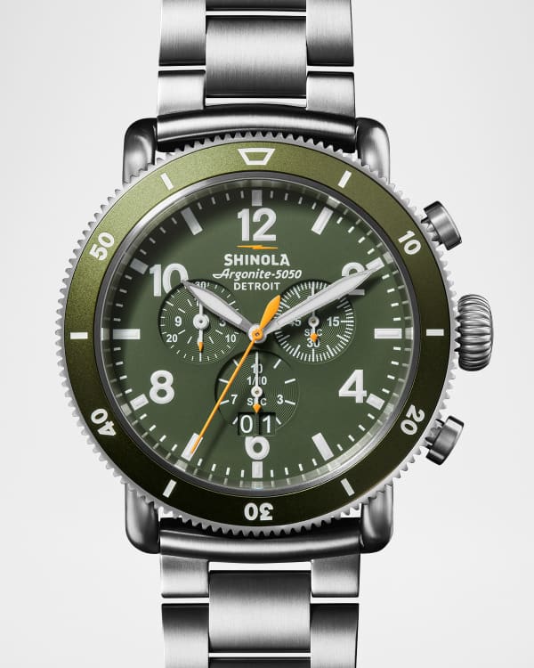 Shinola Runwell 2 Eye Chrono Bracelet Watch, 41mm | Neiman Marcus