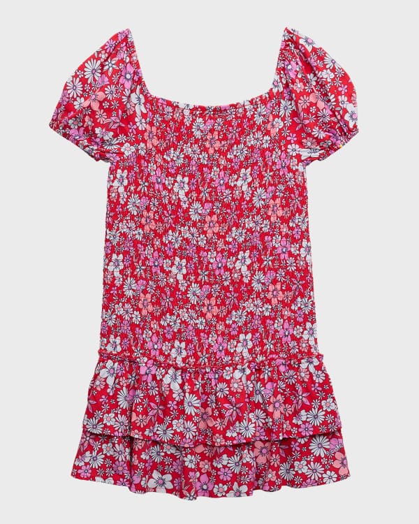 Zoe Girl's Kyra Floral Head-to-Toe Dress, Size 7-16 | Neiman Marcus