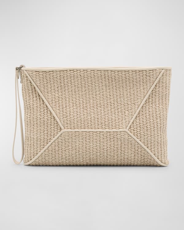 Burberry Heritage Stripe Wristlet Bag Neiman Marcus