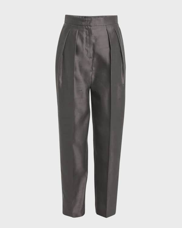 パンツ 80's Giorgio Armani tuck tapered slacks GIORGIO ARMANI】 tuck Slacks ジョルジオアルマーニ タック