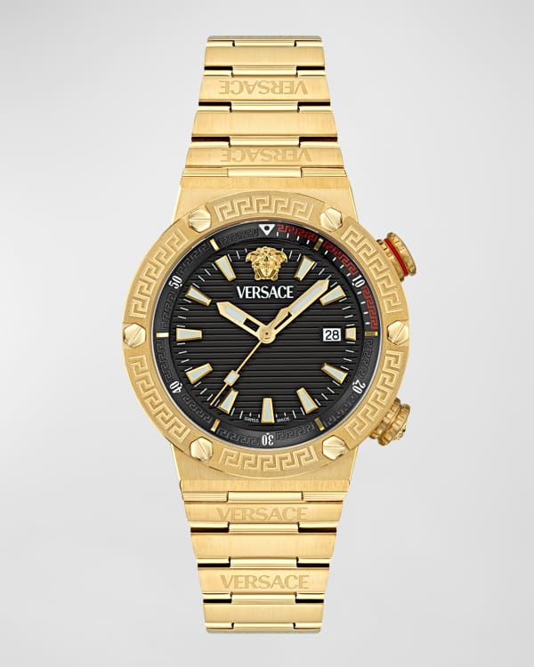 Versace Chain Reaction Watch with Bracelet Strap Two Tone Neiman Marcus