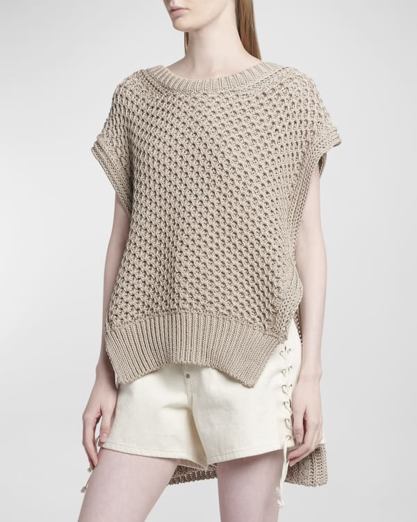 Burberry mega rainbow check cape top