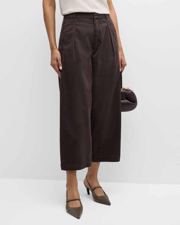 MADE IN TOMBOY Elena Loose Cropped Trousers
