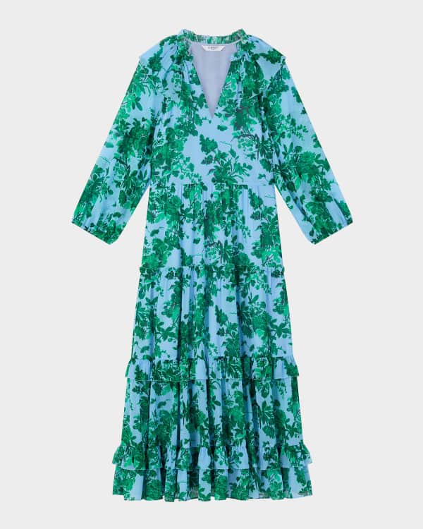 Weekend Max Mara Gessy Pleated 3 4 Sleeve A Line Midi Dress Neiman Marcus