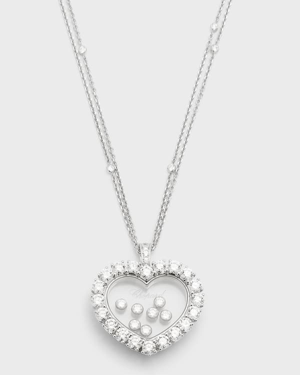 Chopard diamond heart necklace deals