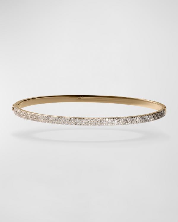 LANA Flawless Vanity Single Row Diamond Hinge Bangle | Neiman Marcus