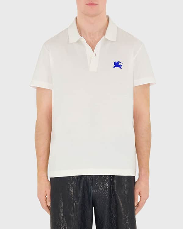 Burberry Men's EKD Stripe Polo Shirt | Neiman Marcus