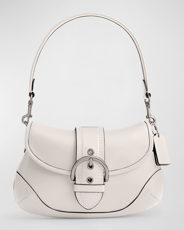 Swing Zip Leather Shoulder Bag