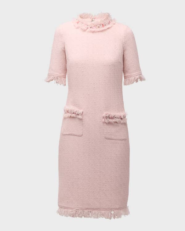 Teri jon bow neck sheath dress top