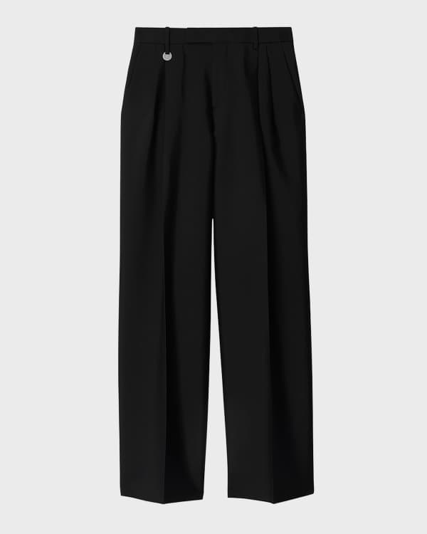 Burberry Hanover Plaid Wool Trousers, Brand Size 4 (US Size 2