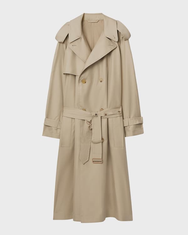 Burberry kensington long trench coat cheap