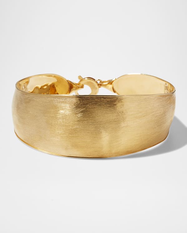 【SAINT LAURENT】Wavy bracelet Saint Laurent Wavy Cuff Bracelet | Neiman Marcus