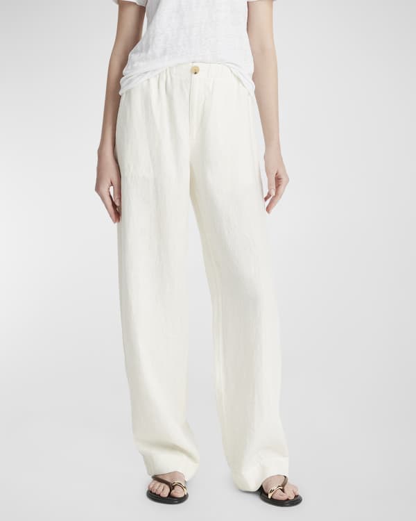 Linen blend wrap trousers - Promotion up to 40% off - BSK Teen