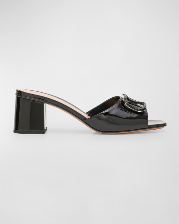 VALENTINO カラウァニ ロマン スタット ミュル VW2S0BK3 ZCG0NO Valentino Garavani Roman Stud Dual-Band Slide Sandals