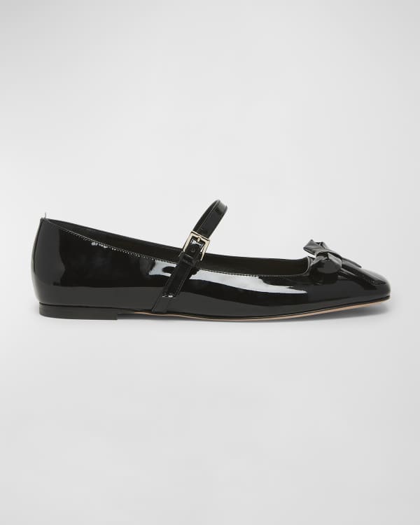 Valentino Garavani Rockstud Gladiator Ankle Wrap Ballerina Flats Neiman Marcus