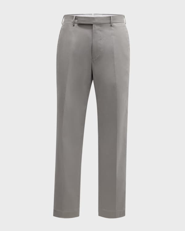 ZEGNA Men's Premium Cotton Dress Pants | Neiman Marcus