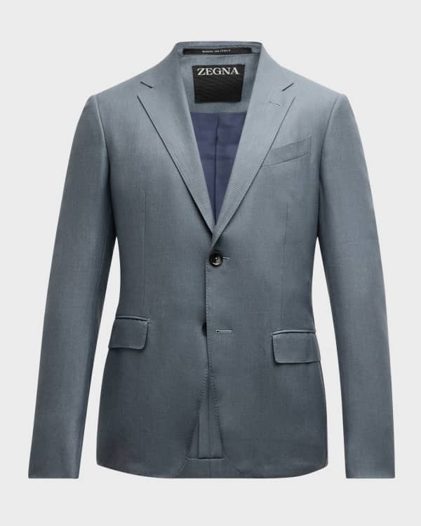 ★新品！MASSIMO ALBA,ジャケット,￥112,200,ビームス購入 Massimo Alba Men's Single-Breasted Solid Cotton Sport Jacket