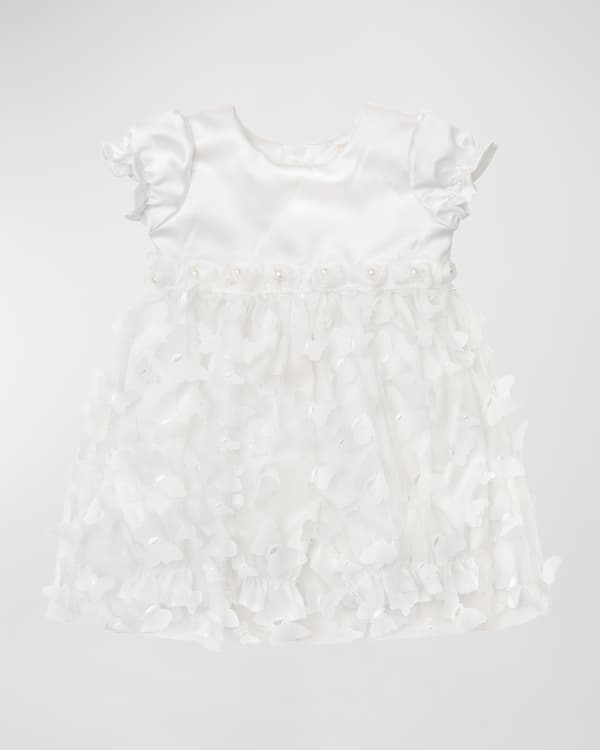 Girl's Combo Logo-Print Jersey Dress, Size 3M-12M