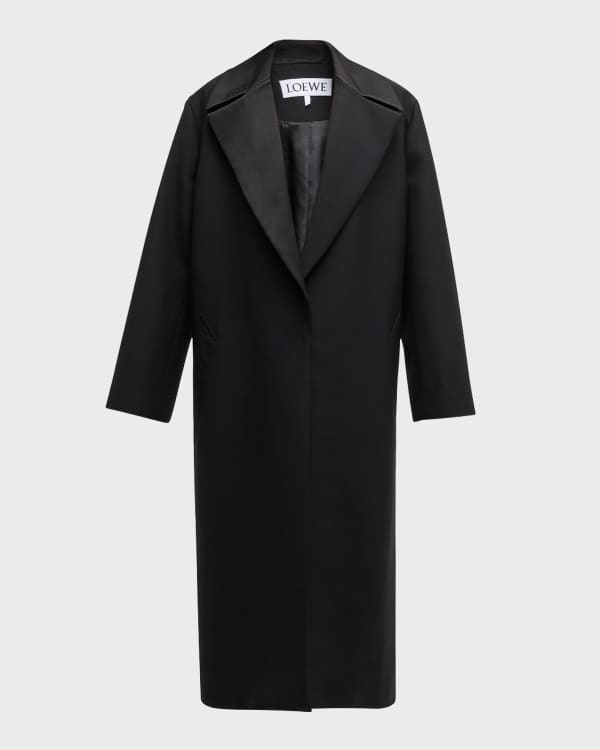 Hudson oversized wool alpaca coat