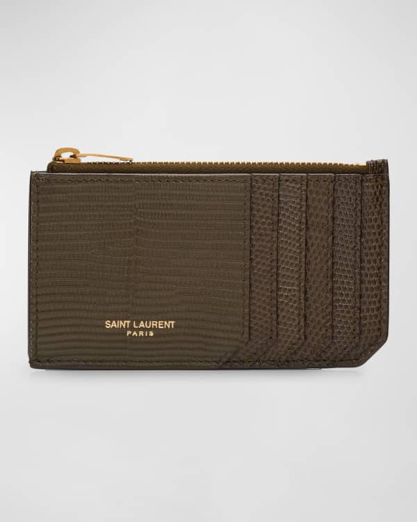 Men's YSL East-West Logo Bi-Fold Wallet