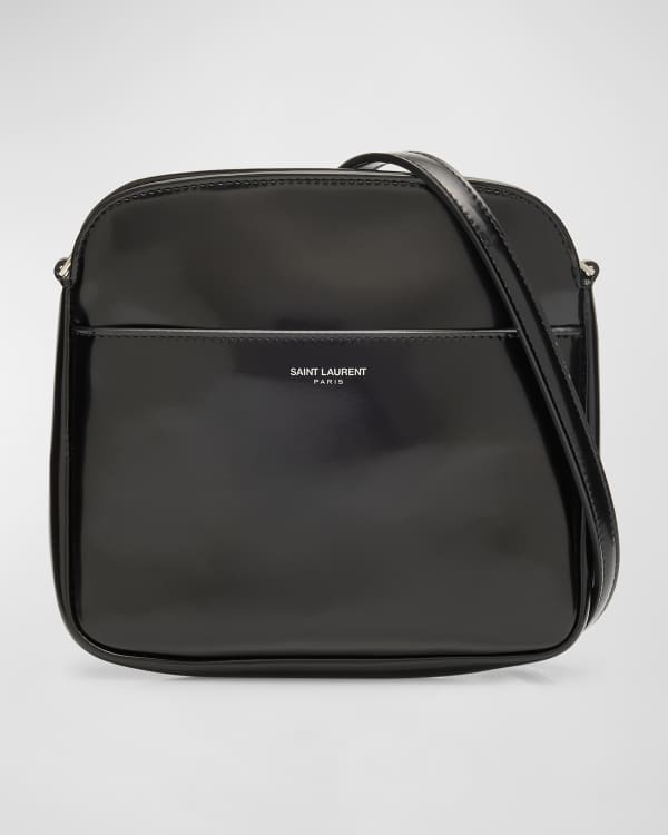 Saint Laurent Men's City Mini Crossbody Bag in Nylon