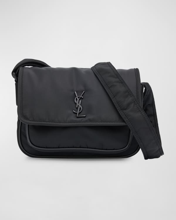 Saint Laurent Men's City Mini Crossbody Bag in Nylon