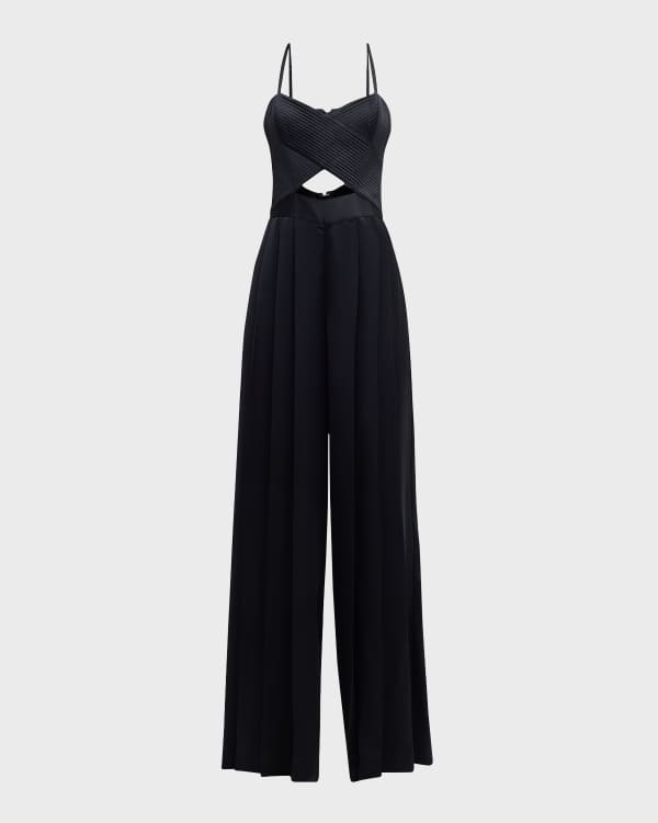 Neiman marcus black jumpsuit discount
