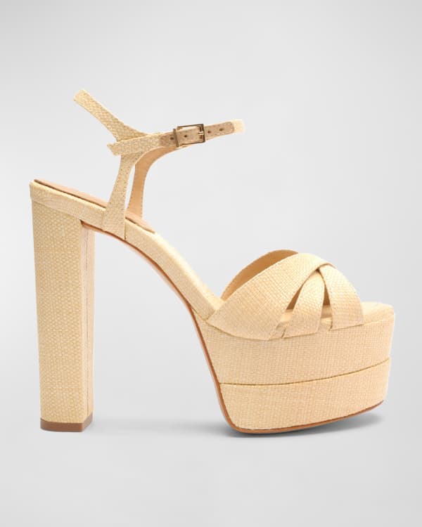 Schutz Jewell Crystal Ankle-Strap Sandals | Neiman Marcus